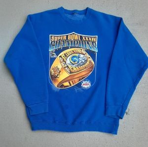 St. Louis Rams super bowl crewneck